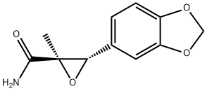 (2R,3S)-3-(BENZO[D][1,3]DIOXOL-5-YL)-2-METHYLOXIRANE-2-CARBOXAMIDE Structure