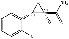 (2R,3S)-3-(2-CHLOROPHENYL)-2-METHYLOXIRANE-2-CARBOXAMIDE Structure
