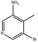 5-溴-4-甲基-3-氨基吡啶, 850892-12-5, 结构式