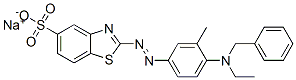 나트륨2-[[4-(벤질에틸아미노)-m-톨릴]아조]벤조티아졸-5-술포네이트