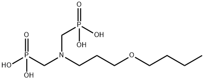 [[(3-butoxypropyl)imino]bis(methylene)]bisphosphonic acid  Structure