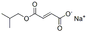 sodium isobutyl 2-butenedioate Structure