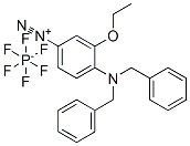 4-[bis(benzyl)amino]-3-ethoxybenzenediazonium hexafluorophosphate Struktur