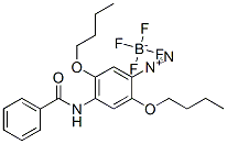 4-(benzoylamino)-2,5-dibutoxybenzenediazonium tetrafluoroborate|