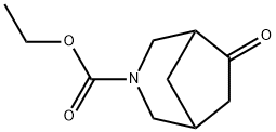 6-氧代-3-氮杂双环[3.2.1]辛烷-3-甲酸乙酯,850991-53-6,结构式