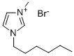 1-HEXYL-3-METHYLIMIDAZOLIUM BROMIDE Struktur