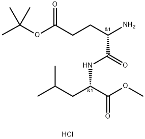 GLU(OTBU)-LEU-OME·HCL, 85101-25-3, 结构式