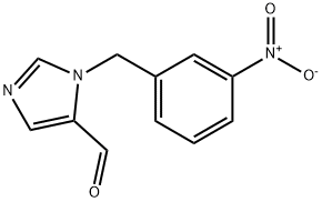 3-(3-NITRO-BENZYL)-3H-IMIDAZOLE-4-CARBALDEHYDE Structure