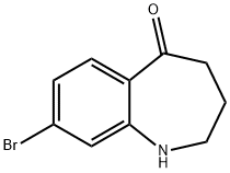 8-溴-1,2,3,4-四氢-5H-1-苯并氮杂卓-5-酮, 851045-03-9, 结构式