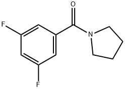 Methanone, (3,5-difluorophenyl)-1-pyrrolidinyl- Struktur