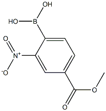 4-METHOXYCARBONYL-2-NITROPHENYLBORONIC ACID Struktur