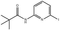 N-(6-ヨード-ピリジン-2-イル)-2,2-ジメチル-プロピオンアミド 化学構造式