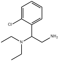 2-氨基-1-(2-氯苯基)乙基]二乙胺, 851169-07-8, 结构式