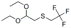 2-[(2,2-diethoxyethyl)thio]-1,1,1-trifluoroethane 结构式