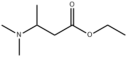 3-(ジメチルアミノ)ブタン酸エチル 化学構造式