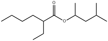 1,3-dimethylbutyl 2-ethylhexanoate Struktur