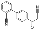 [1,1'-BIPHENYL]-2-CARBONITRILE, 4'-(2-CYANOACETYL)- Structure