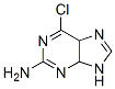 9H-Purin-2-amine,  6-chloro-4,5-dihydro- 化学構造式