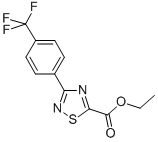 851224-80-1 ethyl 3-(4-(trifluoromethyl)phenyl)-1,2,4-thiadiazole-5-carboxylate
