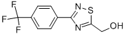(3-[4-(TRIFLUOROMETHYL)PHENYL]-1,2,4-THIADIAZOL-5-YL)METHANOL,851224-81-2,结构式