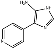 1H-Imidazol-4-amine,  5-(4-pyridinyl)-  (9CI) Struktur