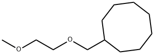 [(2-メトキシエトキシ)メチル]シクロオクタン 化学構造式
