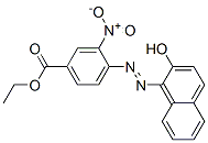 ethyl 4-[(2-hydroxy-1-naphthyl)azo]-3-nitrobenzoate Structure