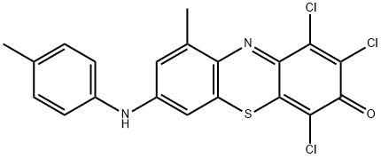 1,2,4-trichloro-9-methyl-7-[(p-tolyl)amino]-3H-phenothiazin-3-one|