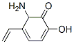 2,4-Cyclohexadien-1-one,  6-amino-5-ethenyl-2-hydroxy- 化学構造式