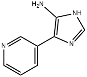 1H-Imidazol-4-amine,  5-(3-pyridinyl)-  (9CI),851363-77-4,结构式