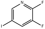 2,3-ジフルオロ-5-ヨードピリジン 化学構造式