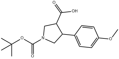 4-(4-METHOXY-PHENYL)-PYRROLIDINE-1,3-DICARBOXYLIC ACID 1-TERT-BUTYL ESTER price.