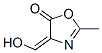 5(4H)-Oxazolone,  4-(hydroxymethylene)-2-methyl- 结构式