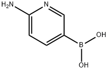 (6-AMINOPYRIDIN-3-YL)BORONIC ACID Struktur