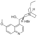 ヒドロキニン臭化水素酸塩 化学構造式