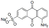 sodium 8-amino-9,10-dihydro-9,10-dioxoanthracene-2-sulphonate 结构式