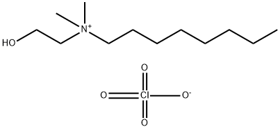 (2-hydroxyethyl)dimethyloctylammonium perchlorate 结构式