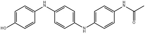 N-[4-[[4-[(4-hydroxyphenyl)amino]phenyl]amino]phenyl]acetamide Structure