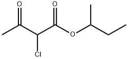 sec-butyl 2-chloroacetoacetate Structure