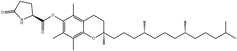 [2R-[2R*(4R*,8R*)]]-3,4-dihydro-2,5,7,8-tetramethyl-2-(4,8,12-trimethyltridecyl)-2H-1-benzopyran-6-yl 5-oxo-L-prolinate|