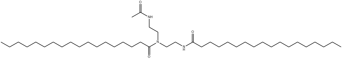 N-[2-(acetylamino)ethyl]-N-[2-(stearoylamino)ethyl]stearamide,85154-10-5,结构式