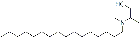 2-(hexadecylmethylamino)propanol 结构式