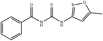 N-((5-甲基异恶唑-3-基)氨基甲硫酰基)苯甲酰胺,85156-33-8,结构式