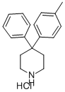 4-(4-METHYLPHENYL)-4-PHENYLPIPERIDINE HYDROCHLORIDE 化学構造式