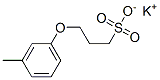 potassium 3-(3-methylphenoxy)propanesulphonate 结构式