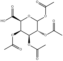 D-Galactopyranuronic acid, 1,2,3,4-tetraacetate 结构式