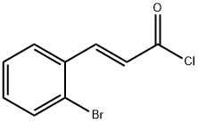 (E)-3-(2-溴苯基)丙烯酰氯, 851664-10-3, 结构式