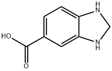 1H-Benzimidazole-5-carboxylic  acid,  2,3-dihydro- Structure