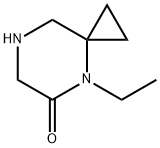 4,7-Diazaspiro[2.5]octan-5-one,  4-ethyl- Structure