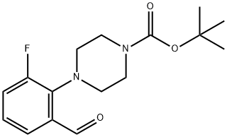 2-(4-BOC-PIPERAZINO-1-YL)-6-FLUOROBENZALDEHYDE|4-(2-氟-6-甲酰基苯基)哌嗪-1-甲酸叔丁酯